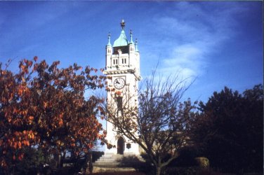 Uhrenturm des Rathauses von Bury