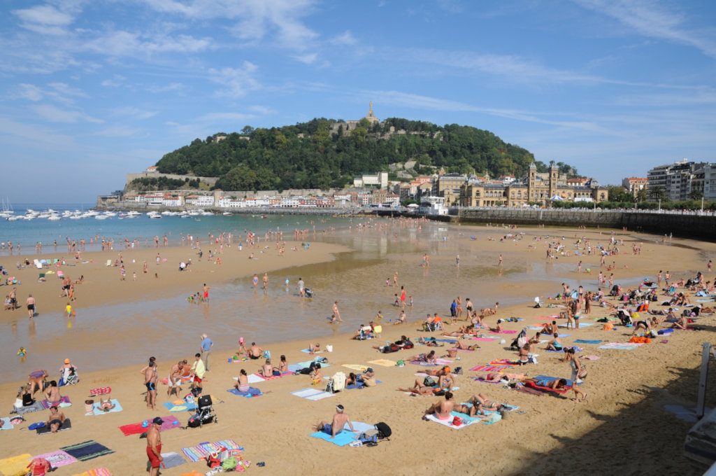 Bucht in San Sebastian