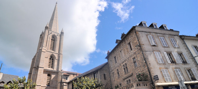 Tulle, Blick auf die Kathedrale